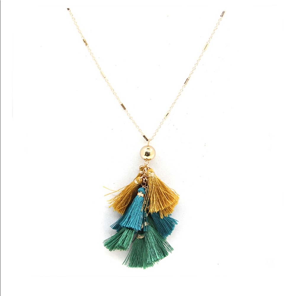 Avant Multicolor Tassel Necklace - Picture 1 of 1